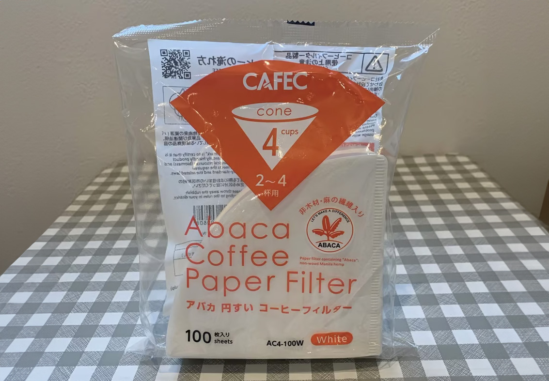 三洋産業　アバカ円すいコーヒーフィルター　2～4杯用（100枚入り）